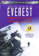 Everest DVD - Into the Thin Air of Everest: Mountain of Dreams, Mountain of Doom - cover Everest Ridge To Hillary Step